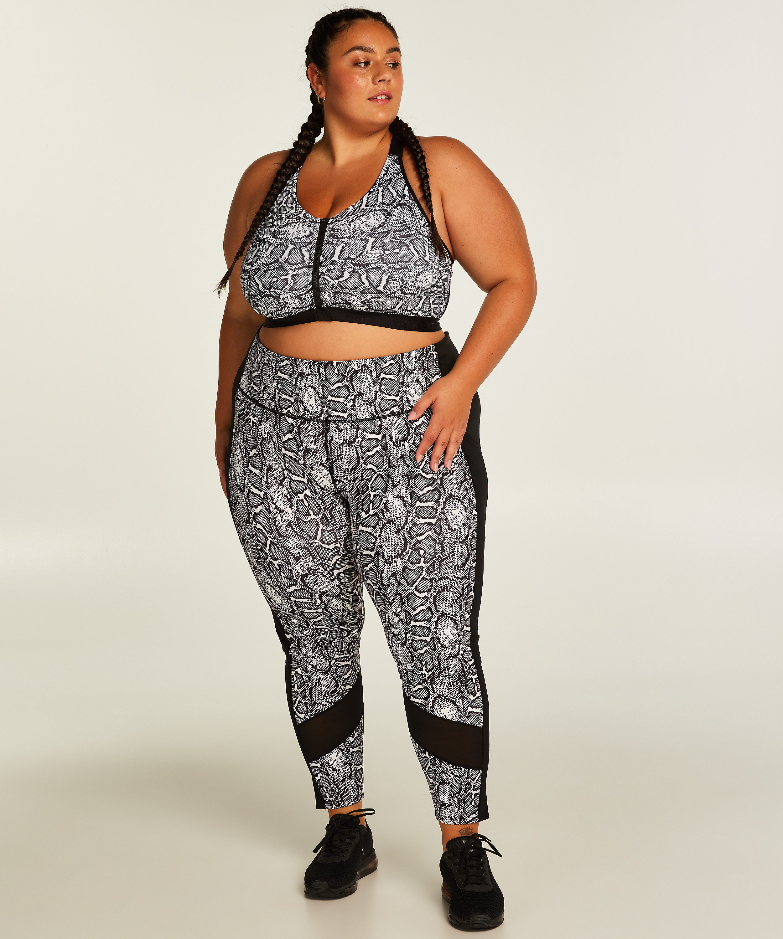 HKMX Soutien-gorge de sport The Pro Maintien niveau 3, Blanc, main