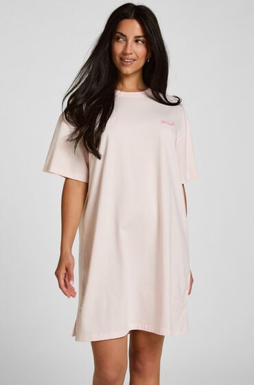 Hunkemöller Chemise de nuit à col rond Rose Hunkemöller Chemise de nuit à col rond Rose