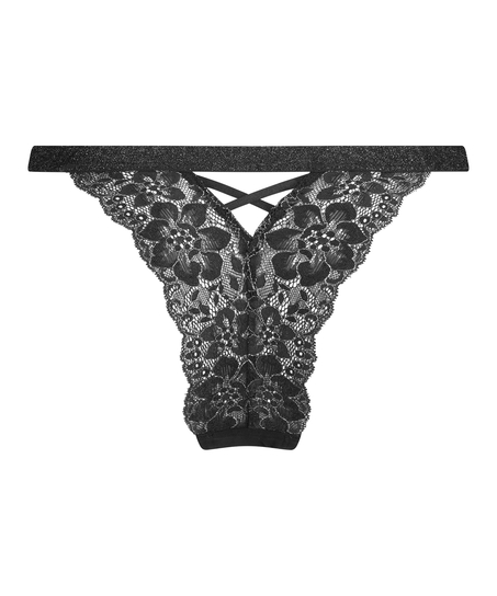 Slip br&eacute;silien Dewi, Noir