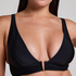 Haut de bikini triangle Luna, Noir