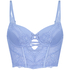 Soutien-gorge rembourré à armatures longline Kimberley, Bleu