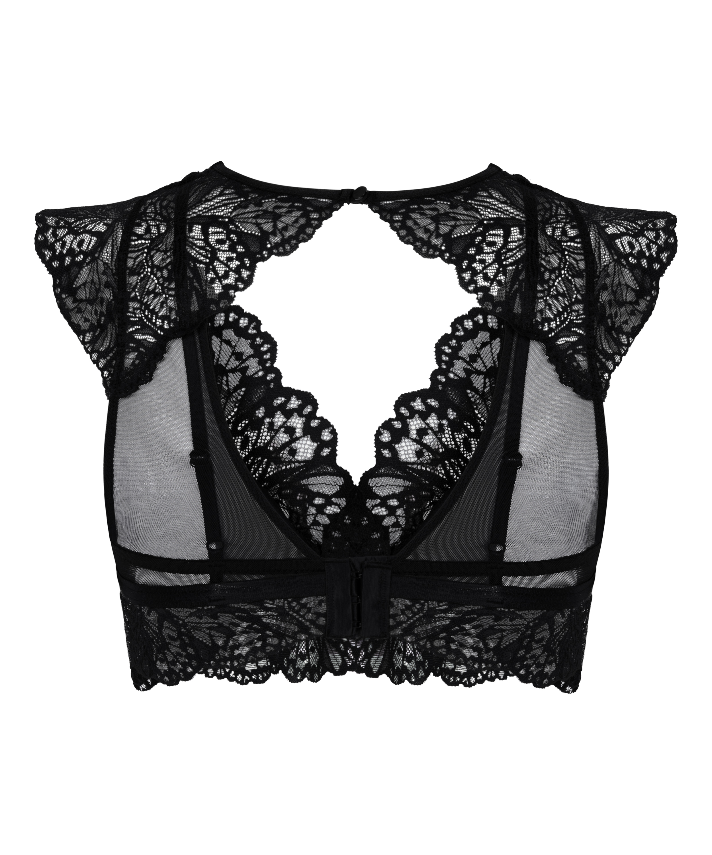 Brassière Posie, Noir, main