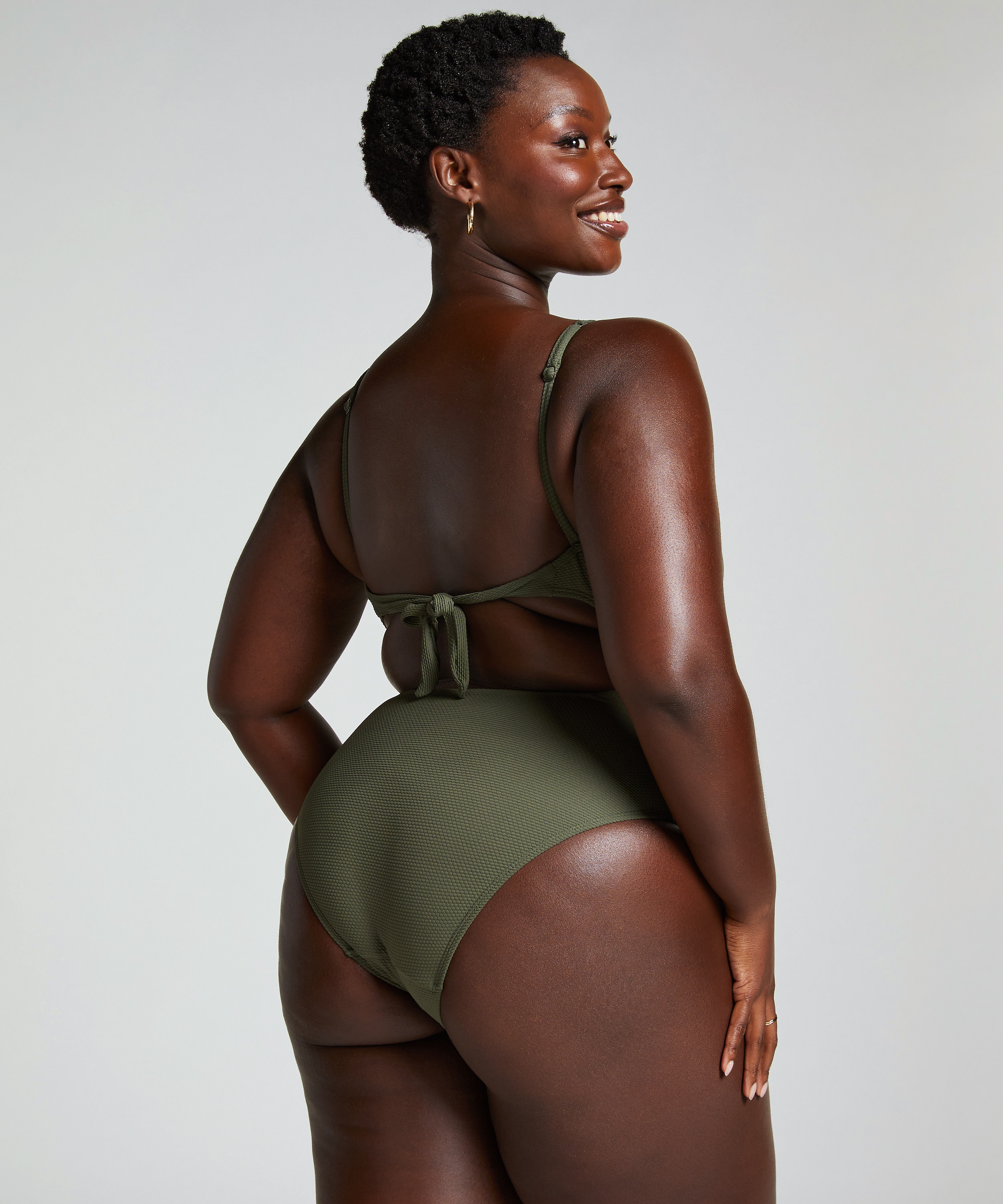 Maillot de bain Relief, Vert, main