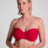 Haut de bikini Luna, Rouge