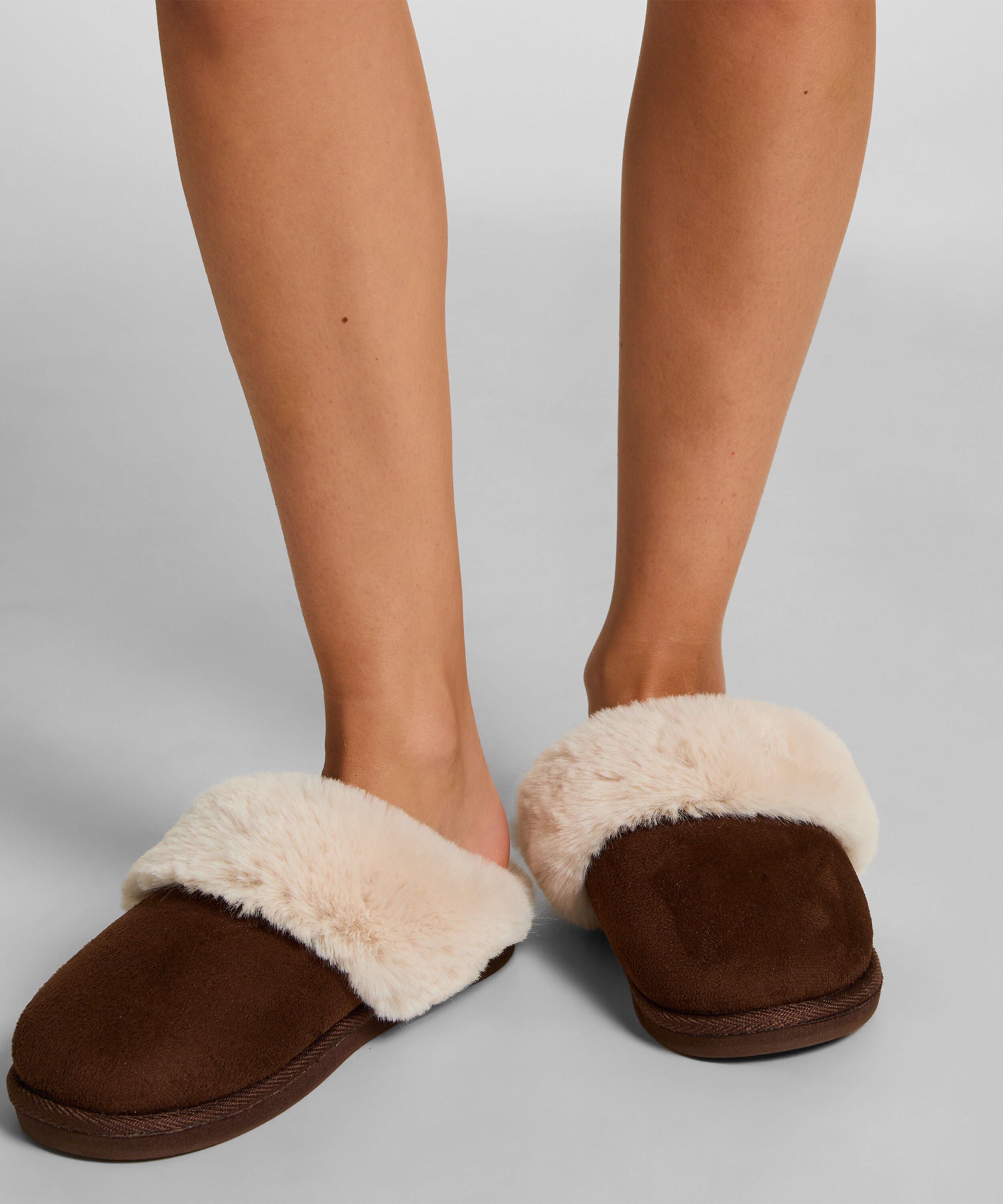 Mules en fausse fourrure Betty