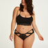 Slip brésilien Zenia Curvy, Noir