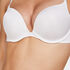 Soutien-gorge &agrave; armatures pr&eacute;form&eacute; maximiseur Plunge, Blanc