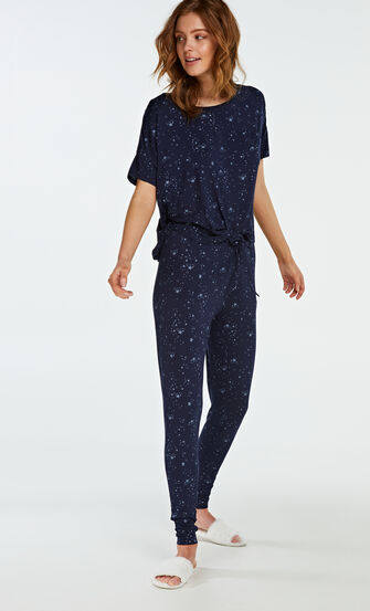Pantalon de pyjama Jersey, Bleu
