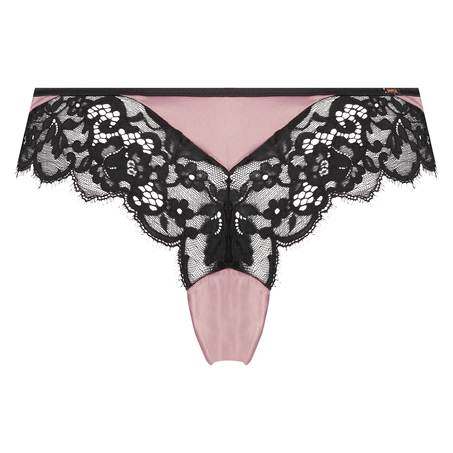 Slip br&eacute;silien Poppy, Noir