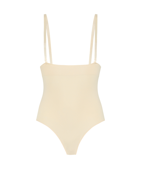 Culotte taille haute sans couture, Beige