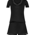 Pyjama en jersey, Noir