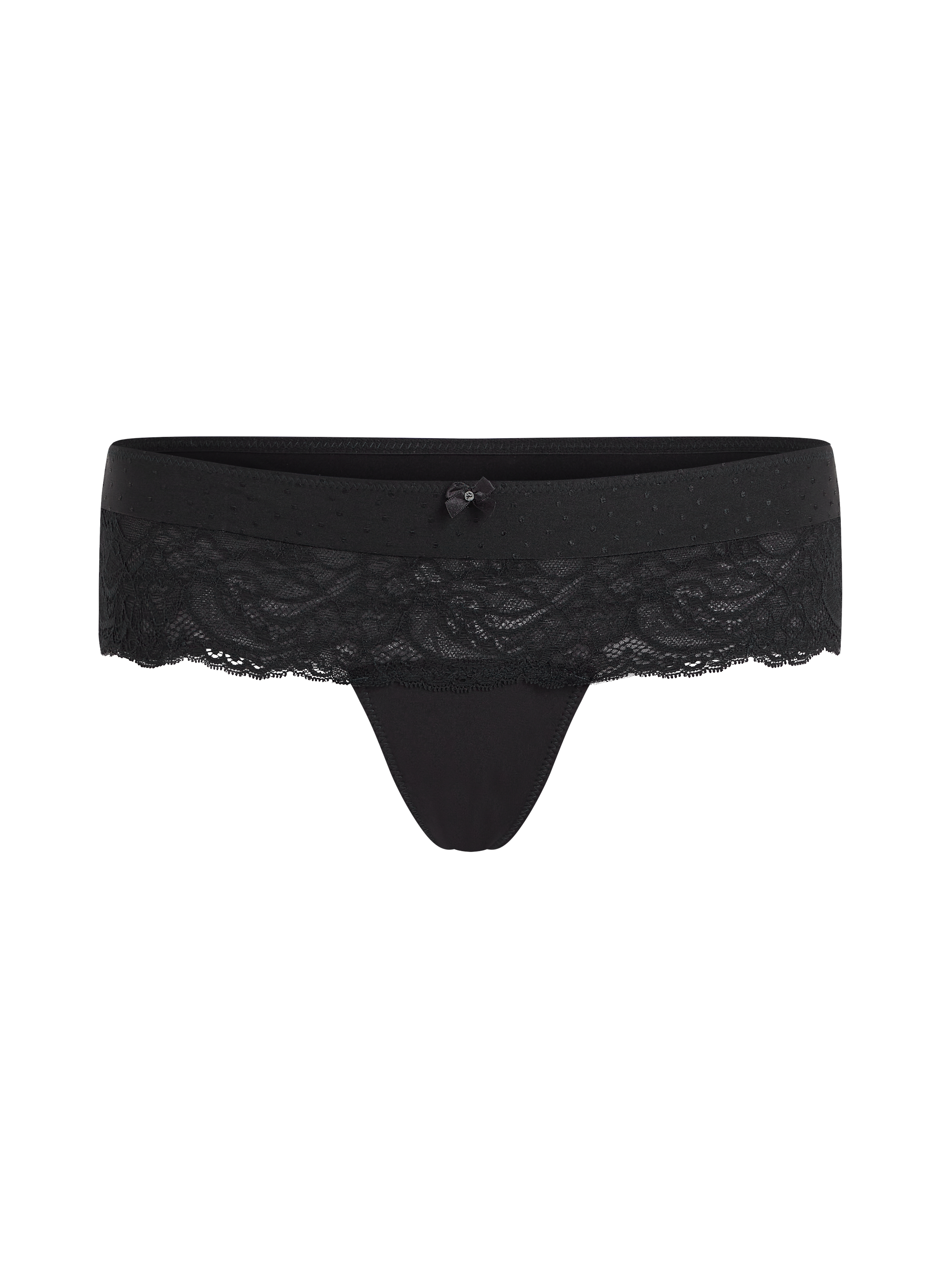Boxer string Sophie, Noir, main
