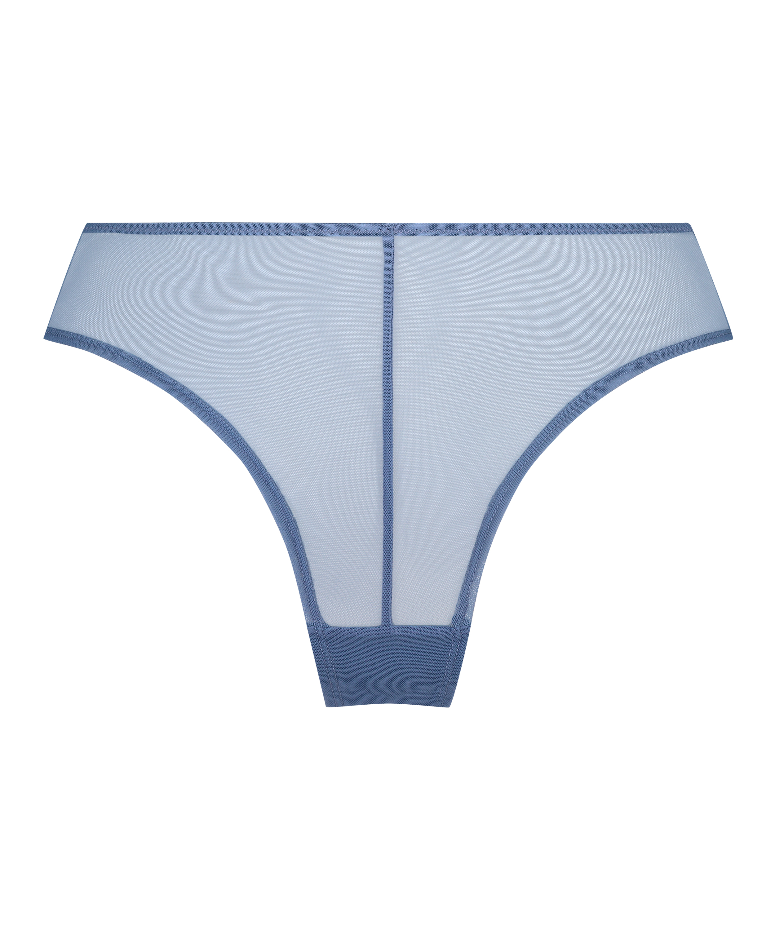 Slip brésilien Daisy, Bleu, main