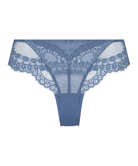 Slip brésilien Daisy, Bleu