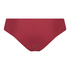Slip brésilien invisible en coton, Rouge