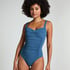 Maillot de bain Shaping Scallop, Bleu