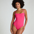 Maillot de bain Bandeau Scallop, Rose