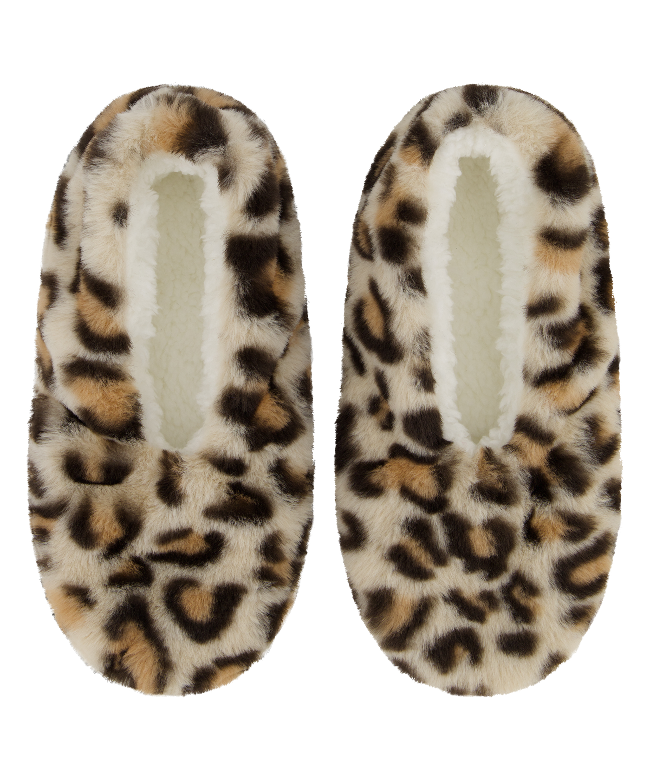 Ballerines Cosy Leopard, Beige, main