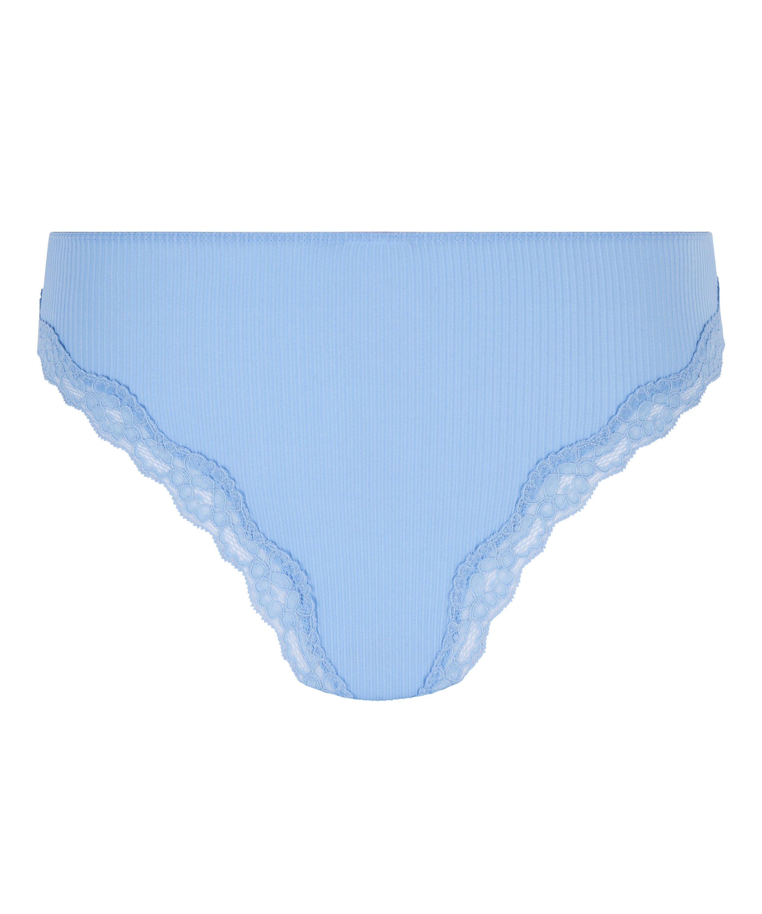Slip brésilien Lola, Bleu, main