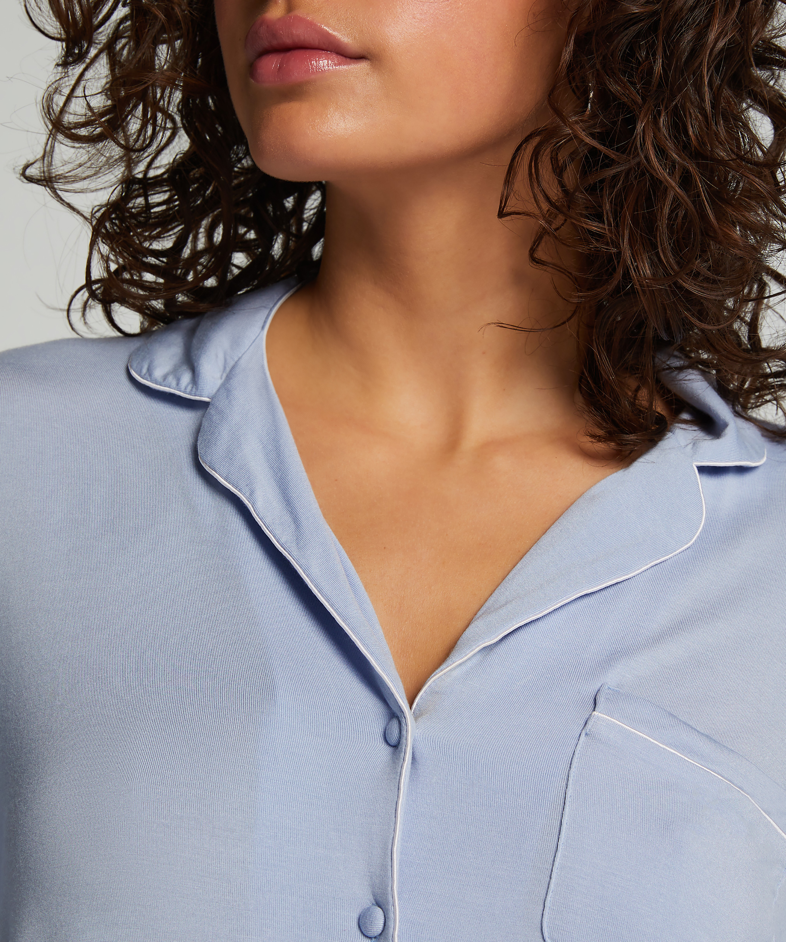 Veste à manches longues en jersey Essential, Bleu, main