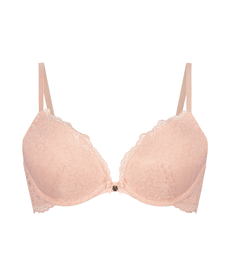 Soutien-gorge &agrave; armatures pr&eacute;form&eacute; push-up Marine, Rose