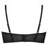 Soutien-gorge &agrave; armatures pr&eacute;form&eacute; longline sans bretelles Astraea, Noir
