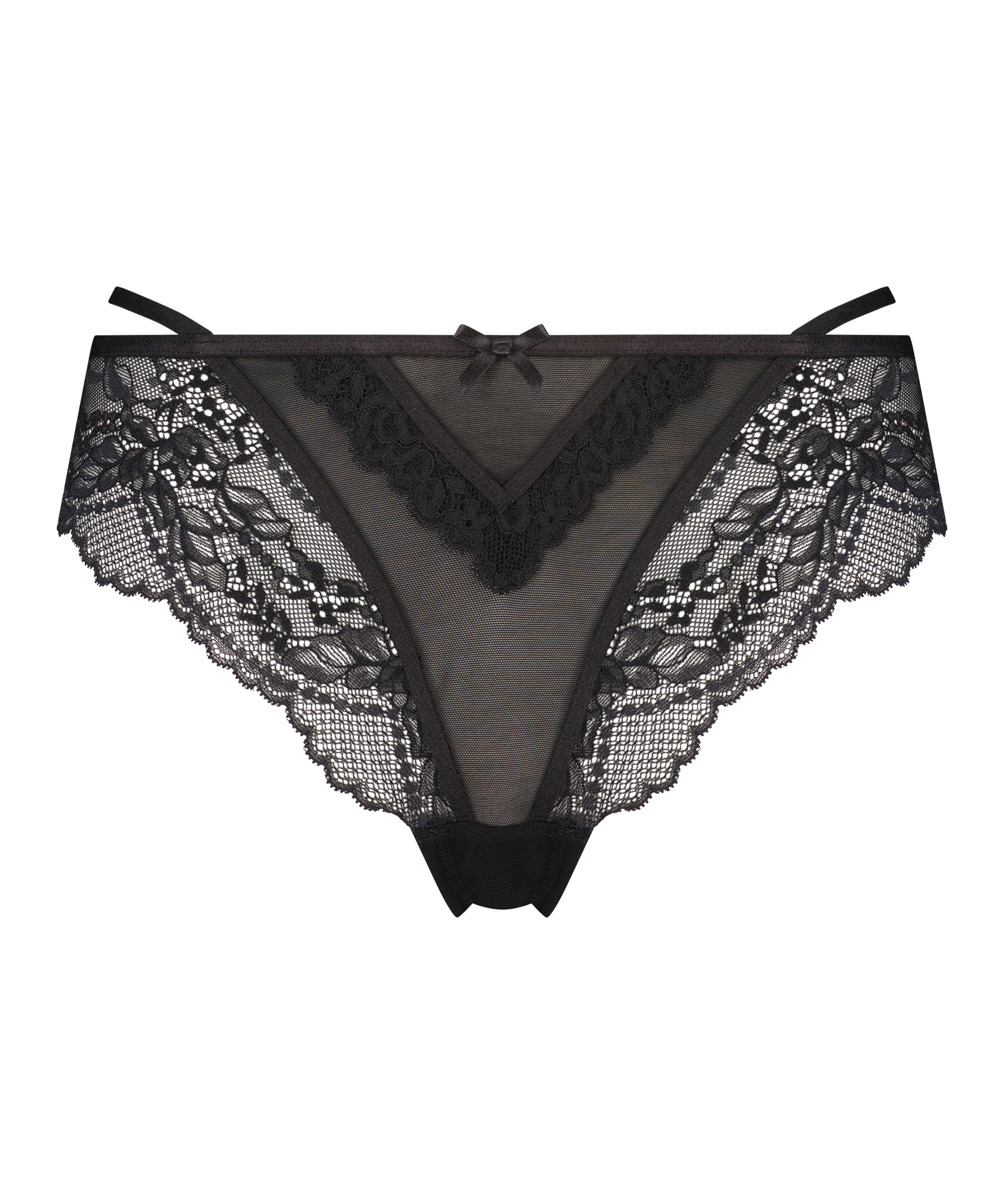 Slip brésilien Anna, Noir, main