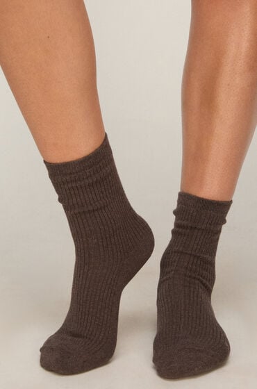 Hunkemöller Lot de 3 Chaussettes Crew en Coton Orange Hunkemöller Lot de 3 Chaussettes Crew en Coton Orange