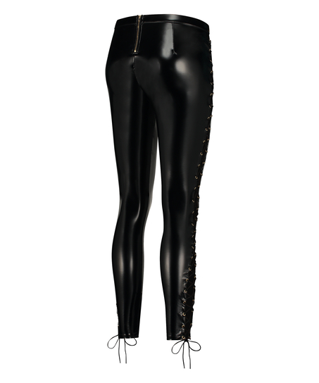 Legging Lace up, Noir
