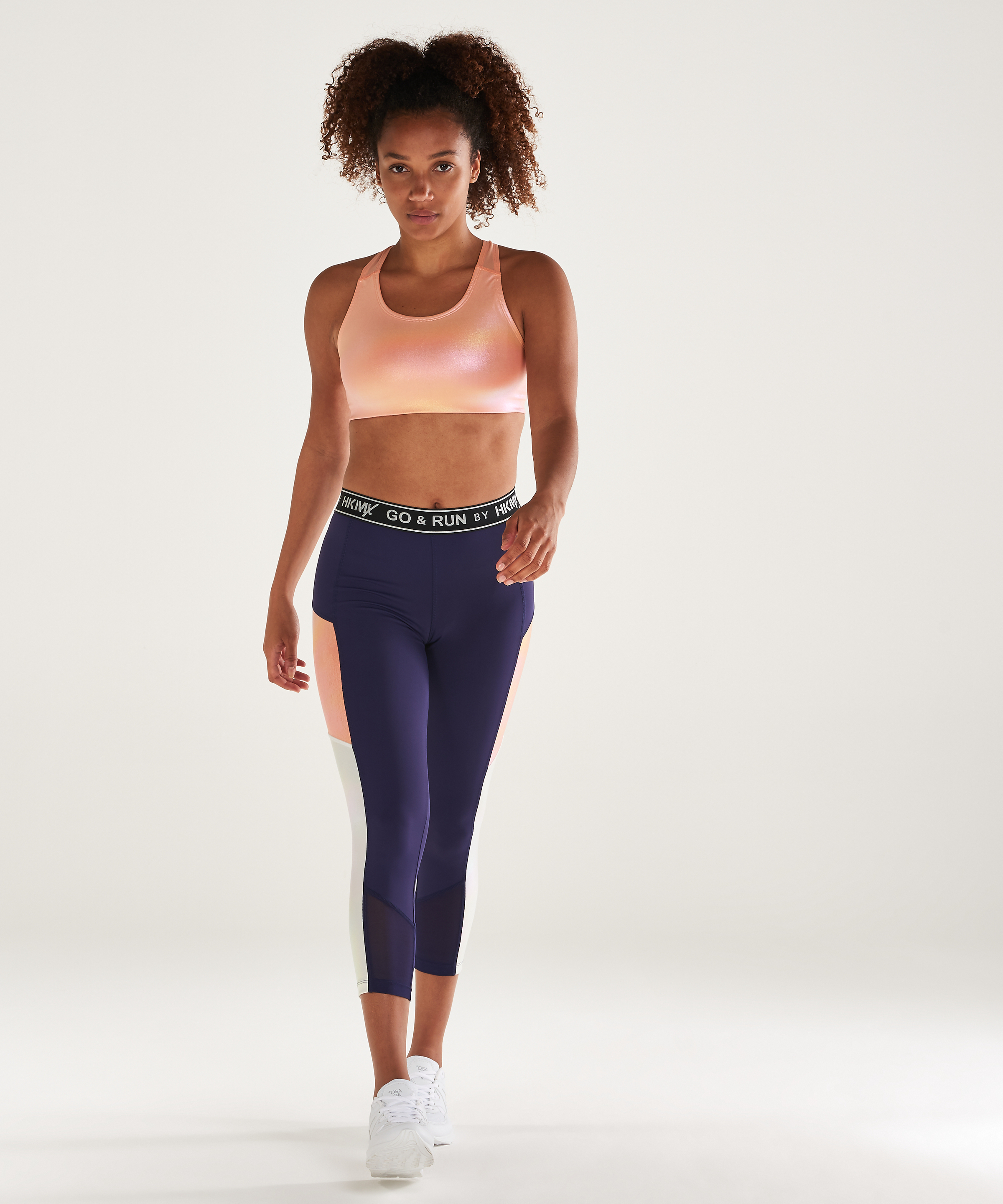 Le soutien-gorge de sport Classic HKMX Niveau 2, Orange, main