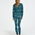 Pyjama Fleece, Bleu