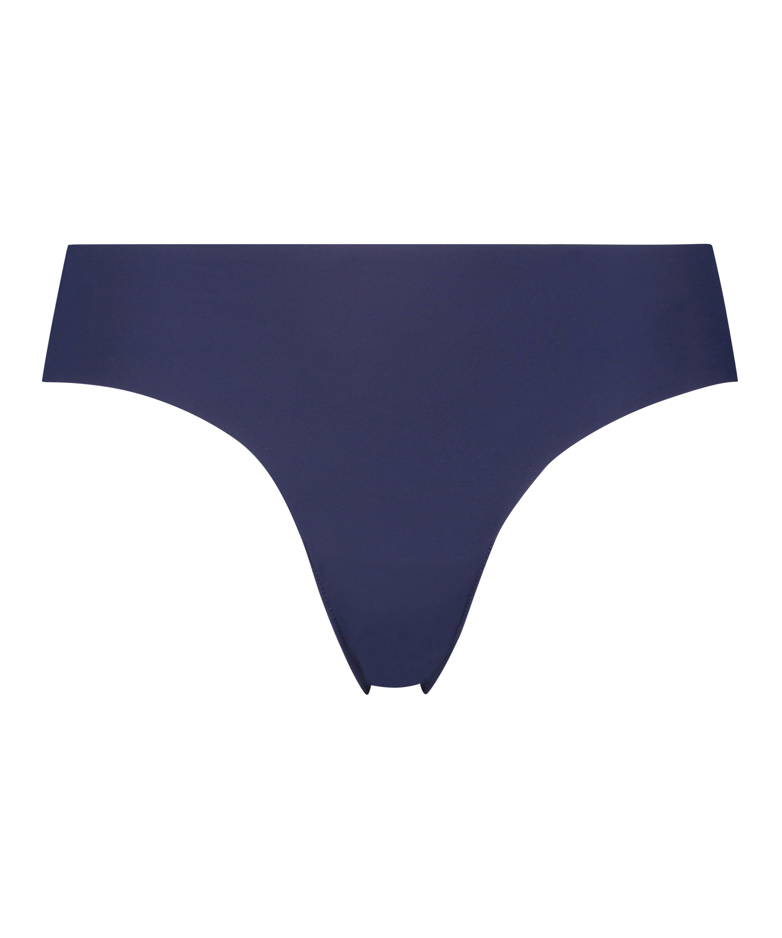 Slip brésilien invisible, Bleu, main