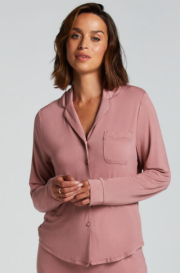 Hunkemöller Veste à manches longues en jersey Essential Rose