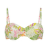 Haut de bikini Tropics Taille E +, Blanc