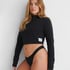 Crop top Lia HKM x NA-KD, Noir