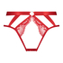 Slip brésilien ouvert Clementine, Rouge