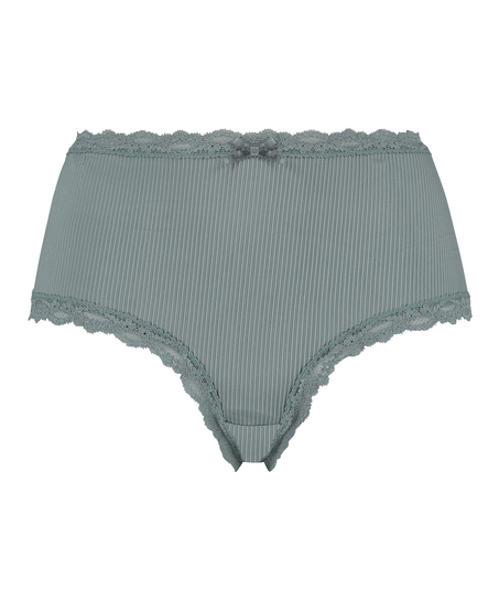Slip brésilien Miny Curvy, Vert