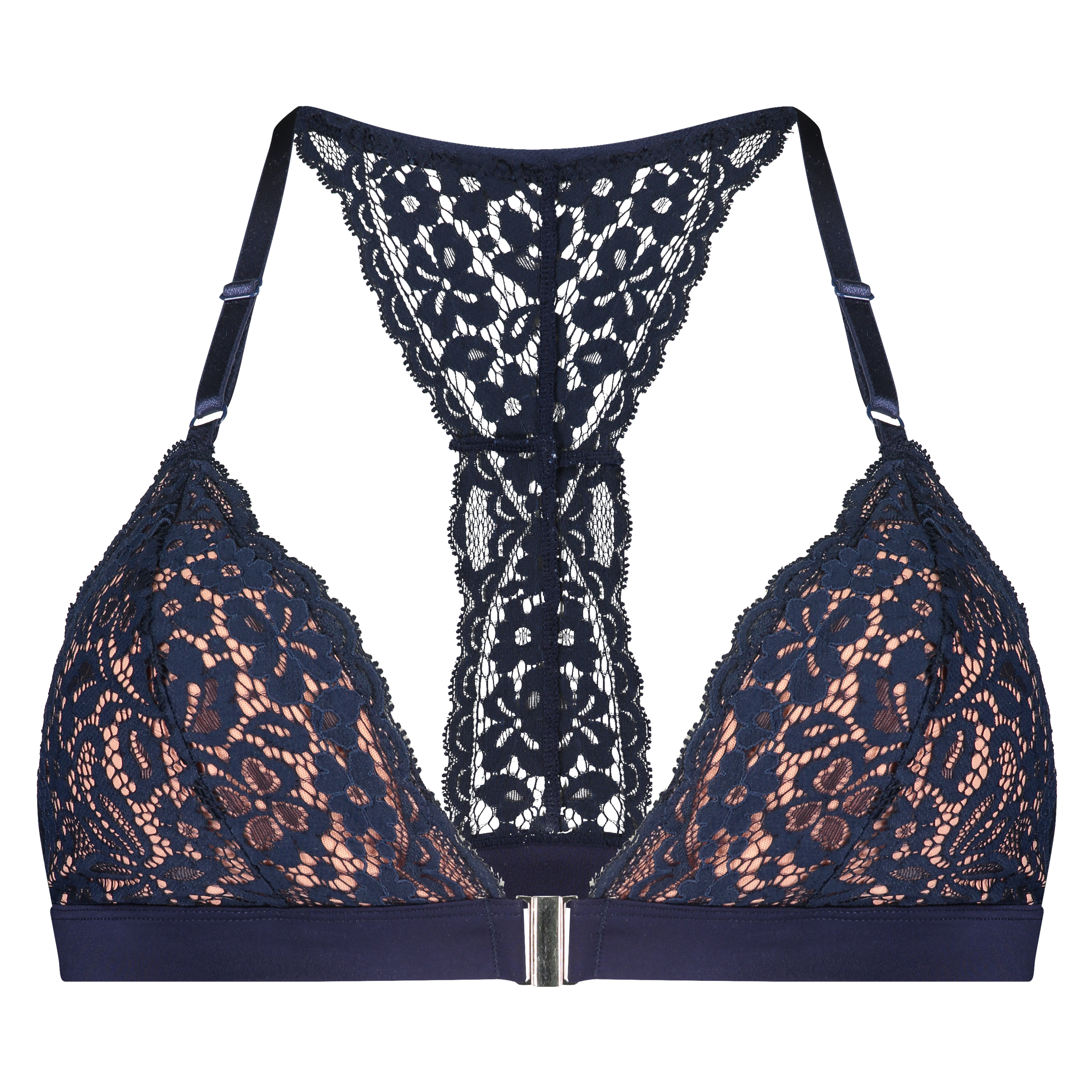Préformé triangle brassière Marina, Bleu, main