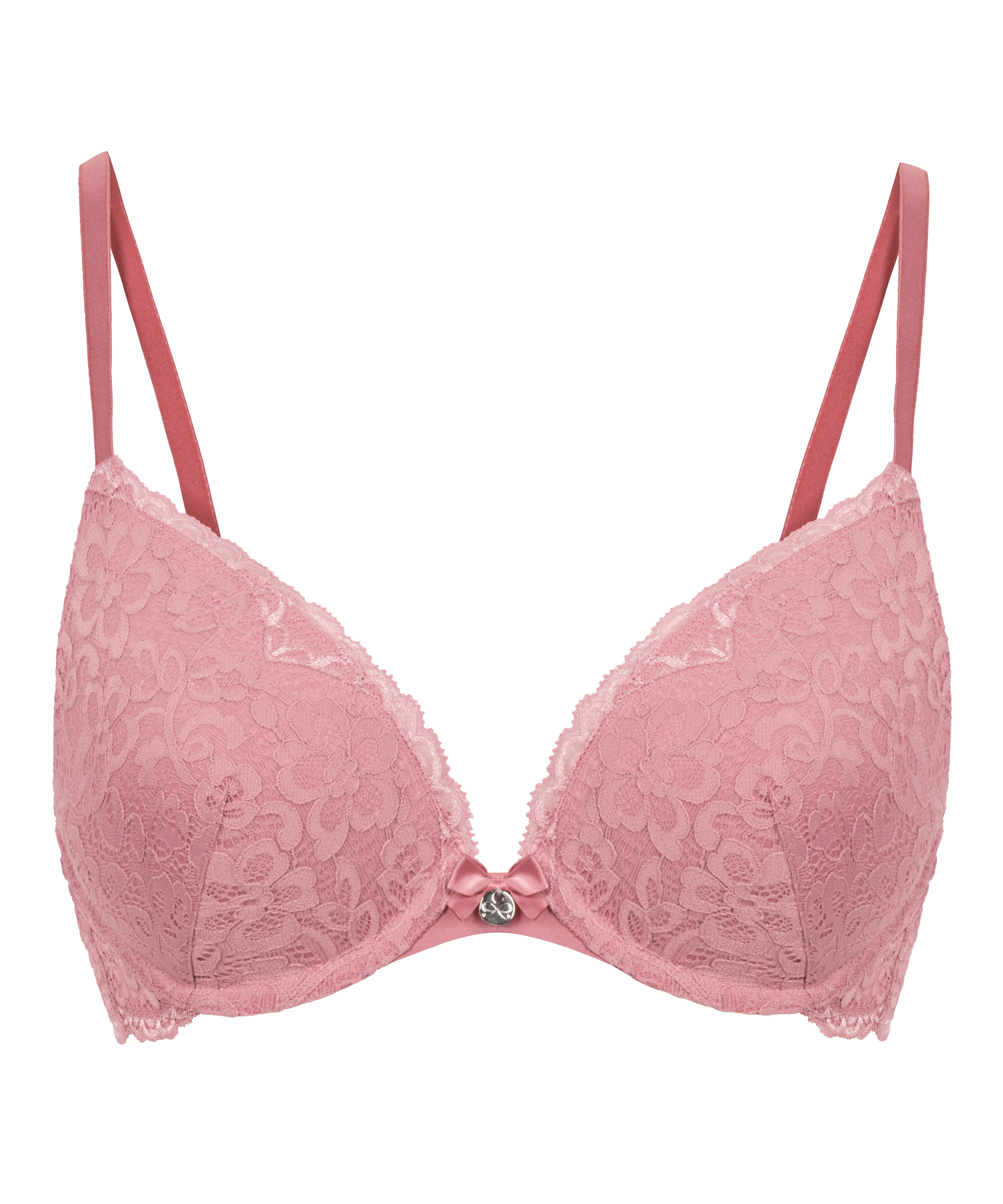 Soutien-gorge &agrave; armatures pr&eacute;form&eacute; push-up Marine, Rose, main