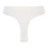 Slip br&eacute;silien V-shape Mesh, Blanc