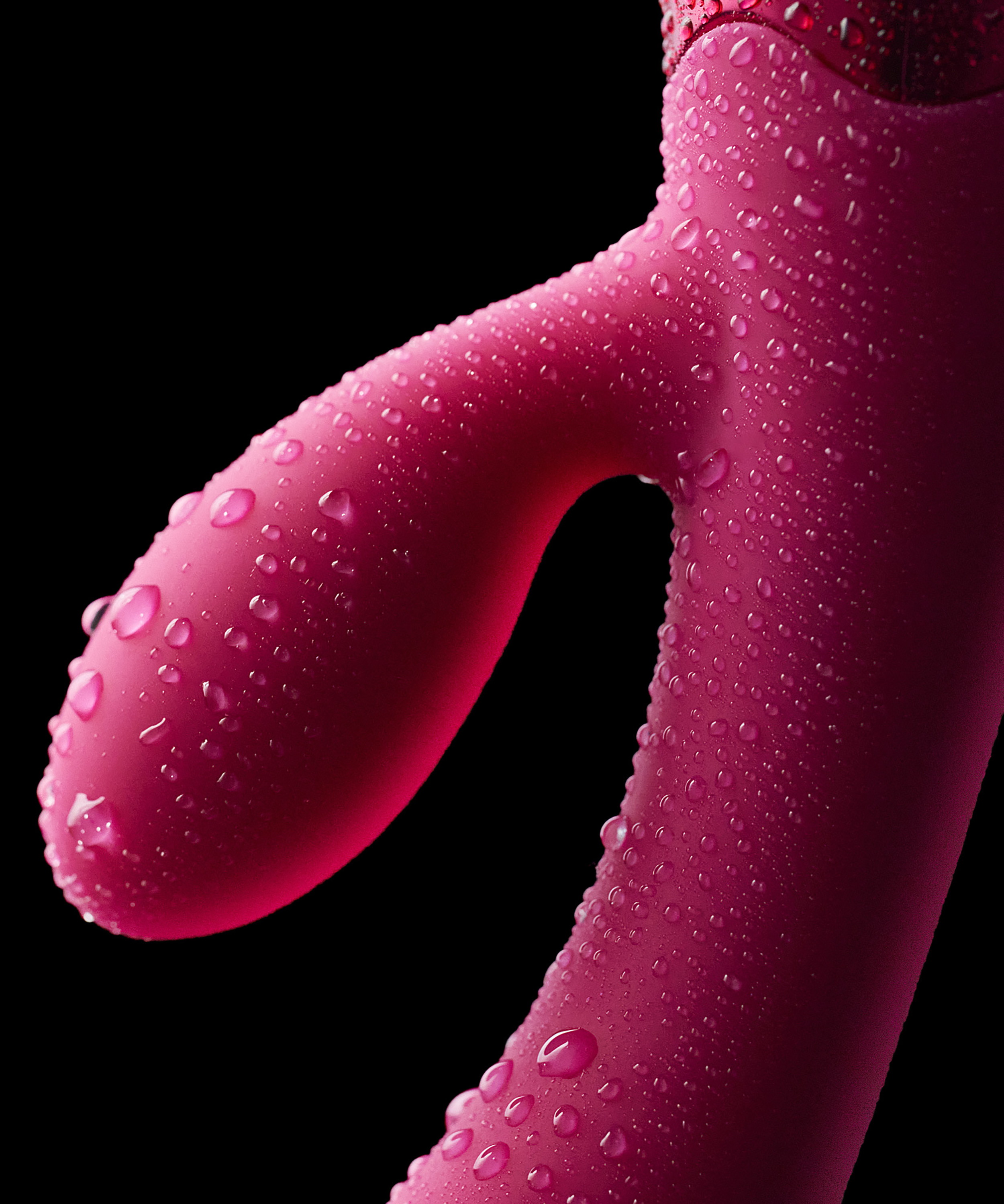 Vibromasseur Private Rabbit, Rose, main