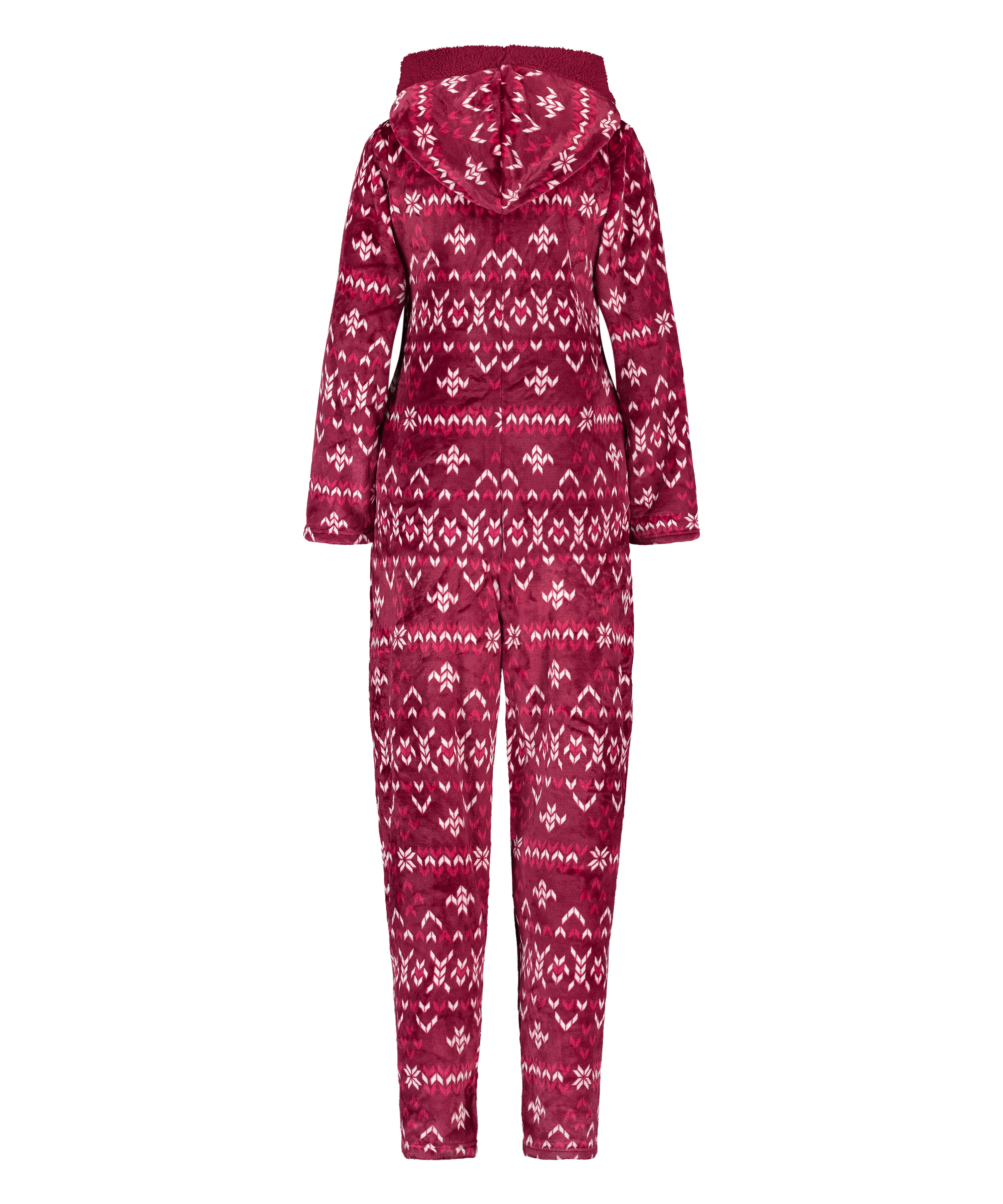 Onesie Flanelle Polaire, Rouge, main