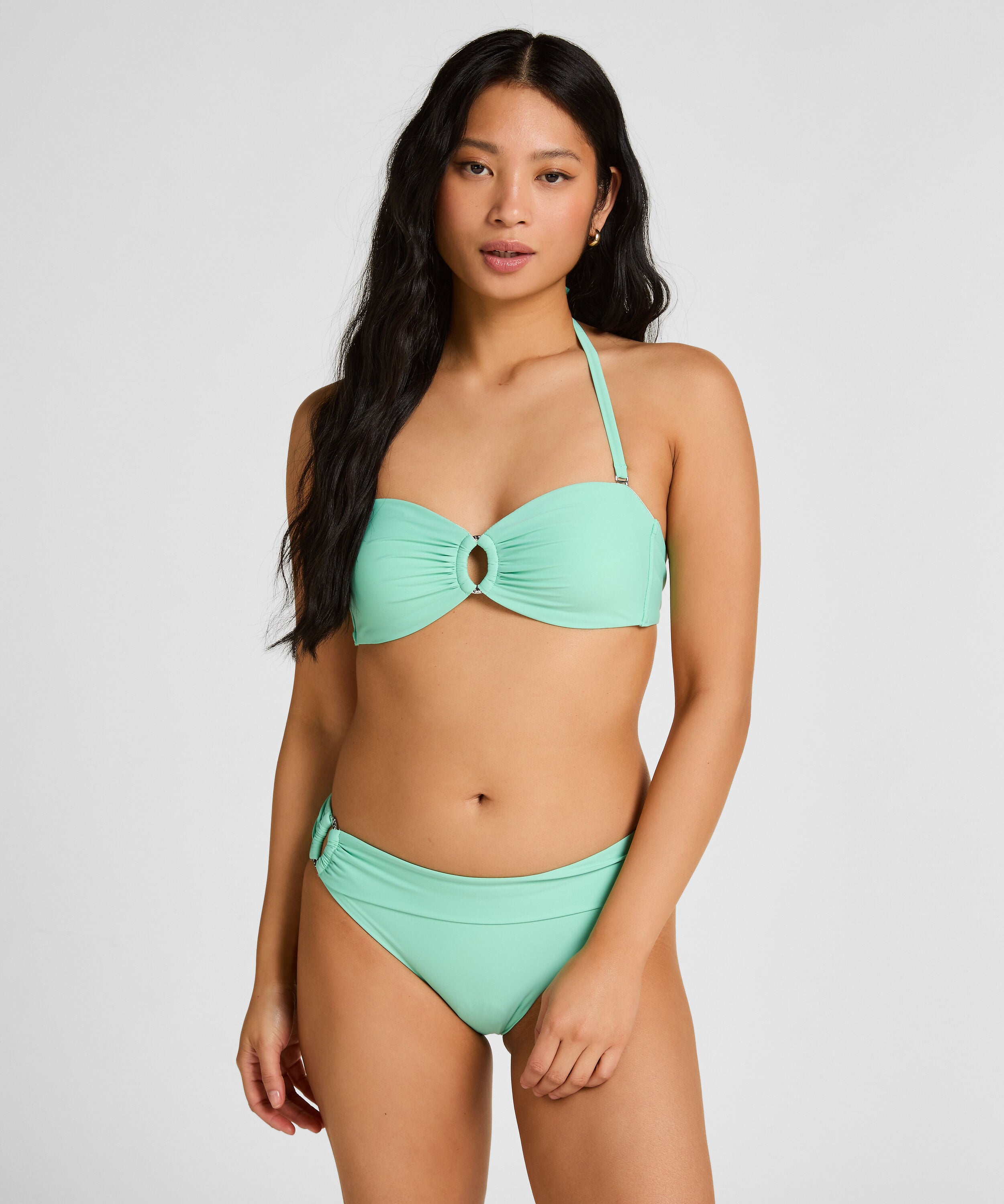 Haut de Bikini Bandeau Luxe avec Anneau