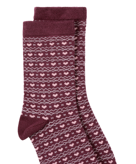 Chaussettes courtes en modal, Violet