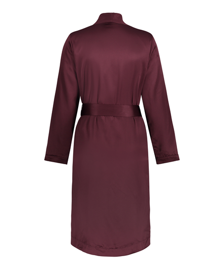 Peignoir en polaire satinée, Violet