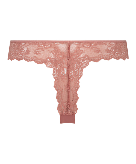 Invisible string Lace Back, Rose