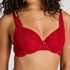 Soutien-gorge à armatures non-rembourré Whitney, Rouge