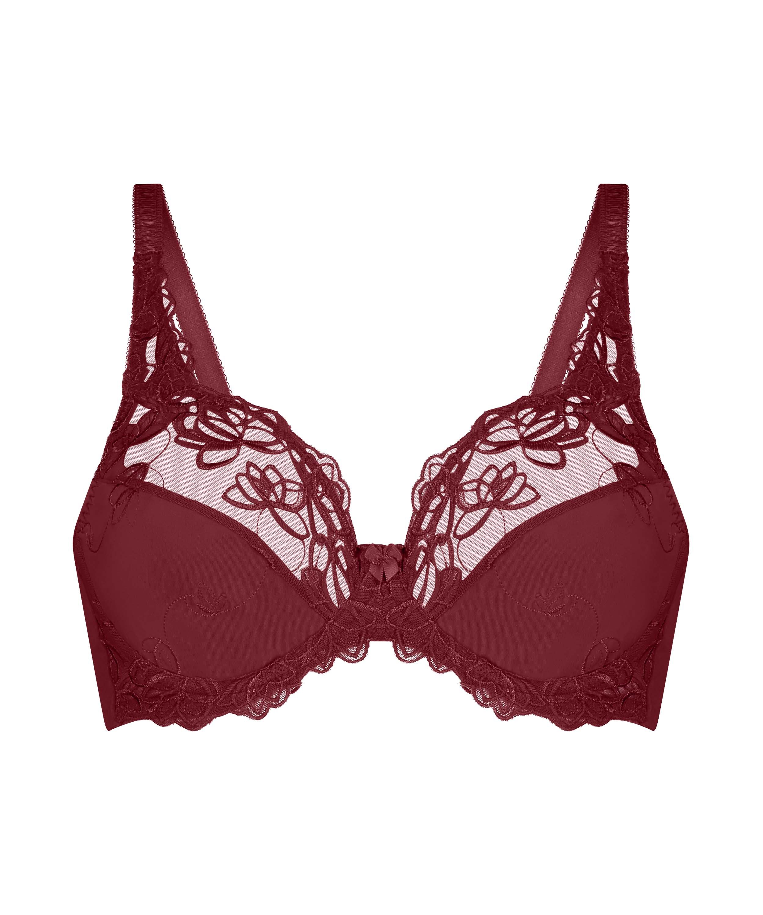 Soutien-gorge à armatures non-préformé Diva, Rouge, main