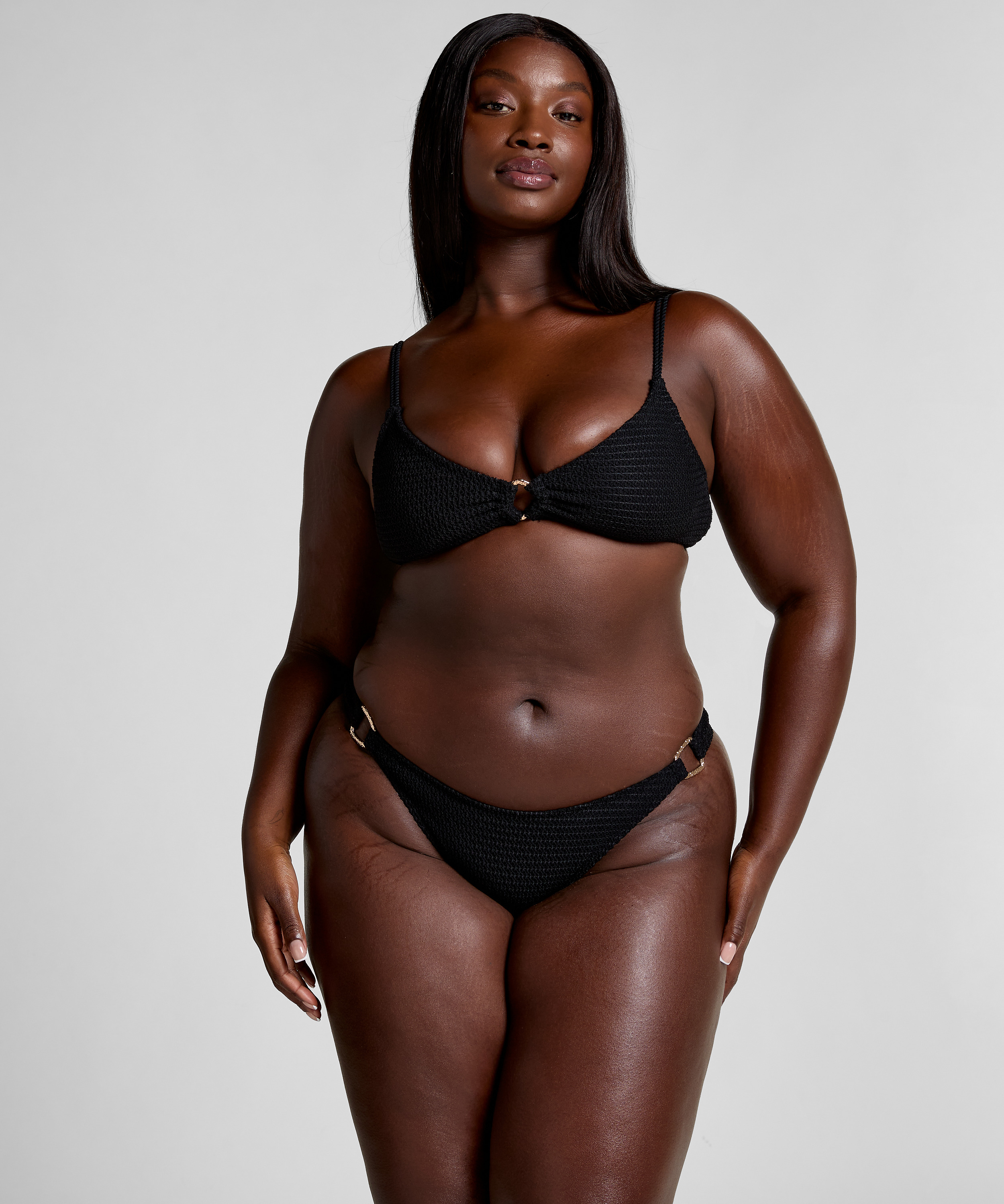 Haut de bikini Cairo, Noir, main