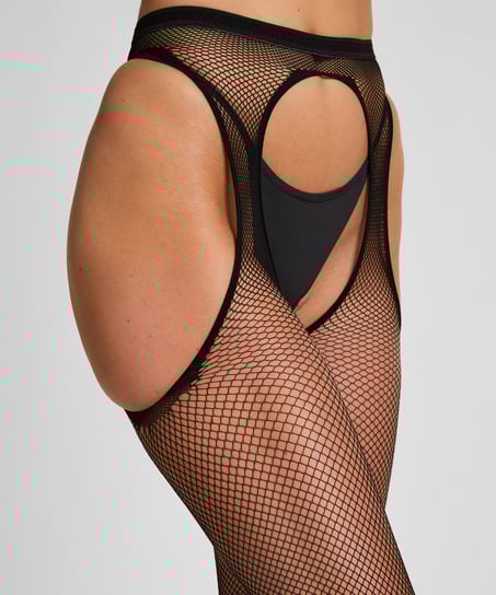 Private Collants ouverts, Noir